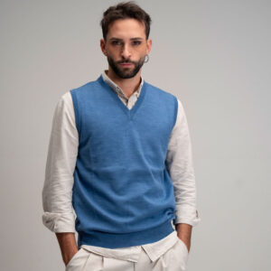Gilet senza maniche con scollo a V